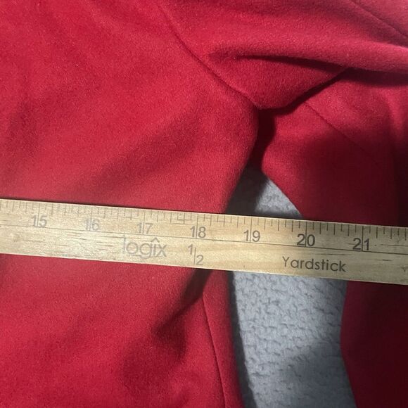 New York‎ & Company Blazer Jacket Coat Red Double Breasted Women's Wool Size M - Picture 7 of 7